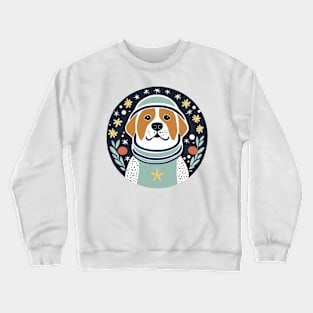 Space dog Crewneck Sweatshirt